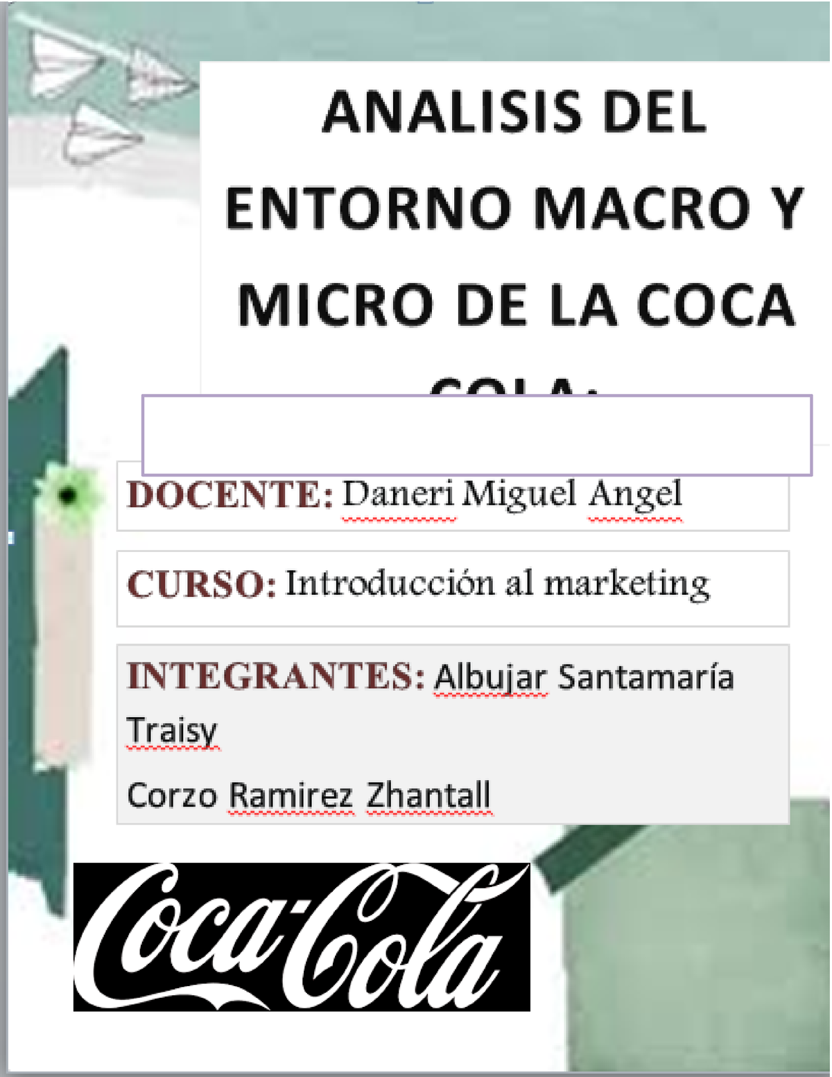 coca cola micro environment case study