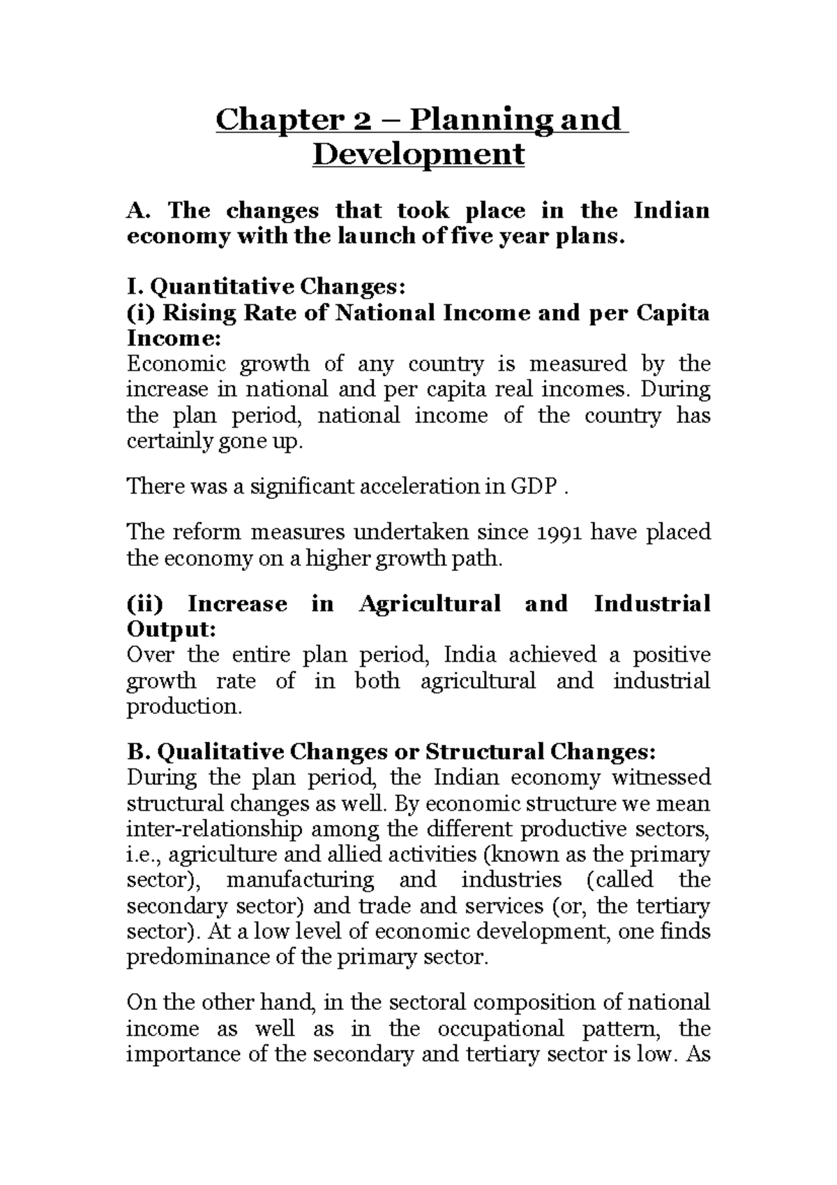 Ch.2- Planning and Development - Chapter 2 – Planning and Development A ...