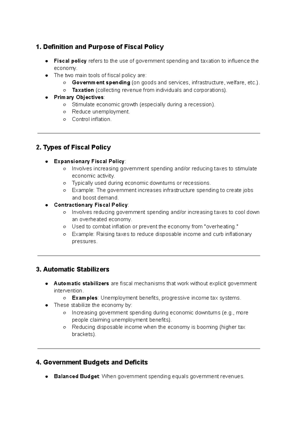 Overview Notes on Chapter 17 EKN 120 - 1. Definition and Purpose of ...