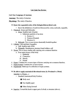 Chapter 11 Blood - Anatomy and Physiology - Chapter 11: Blood Study ...