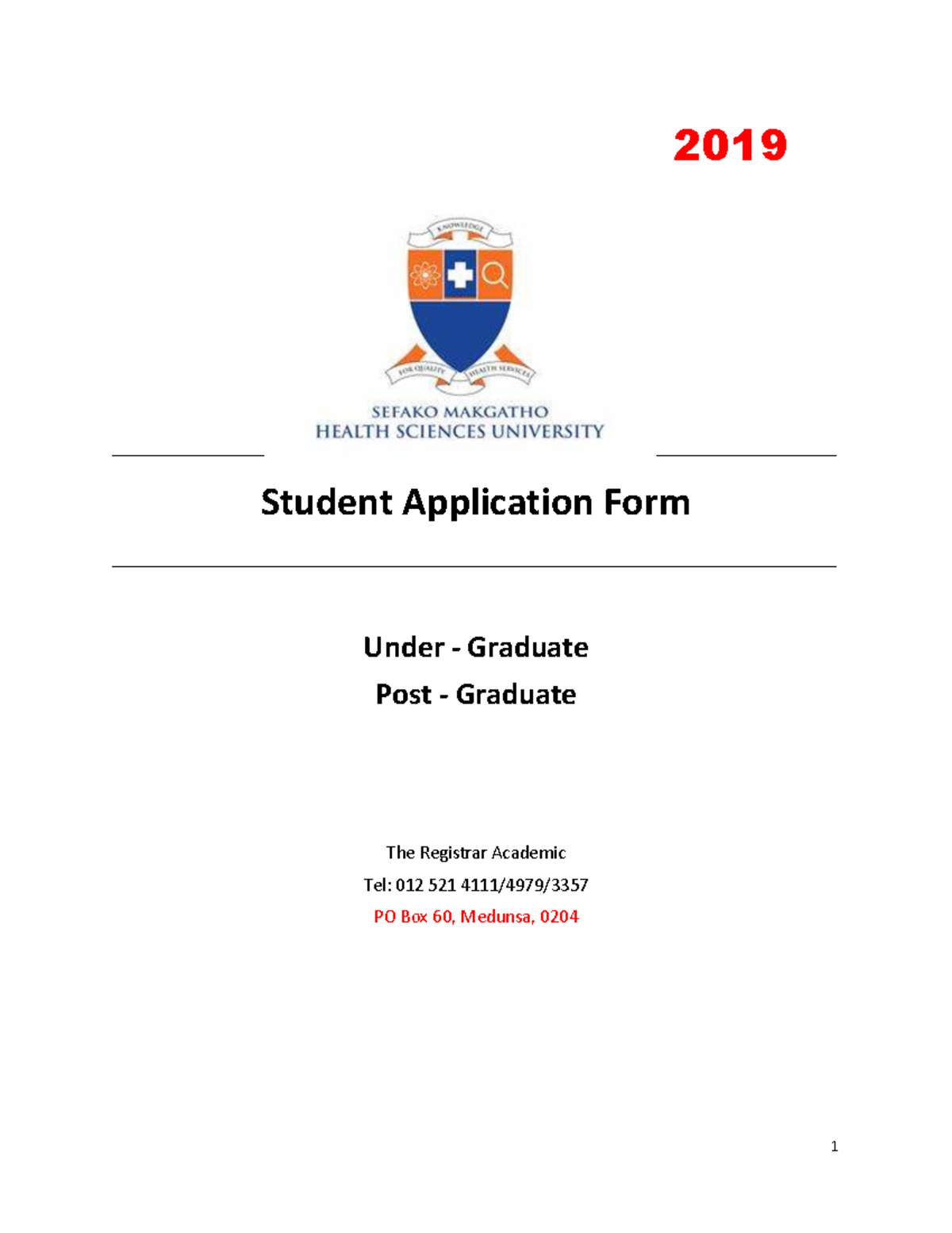 SMU Application 2019 2 I am doing my first year in BSC Mathematical