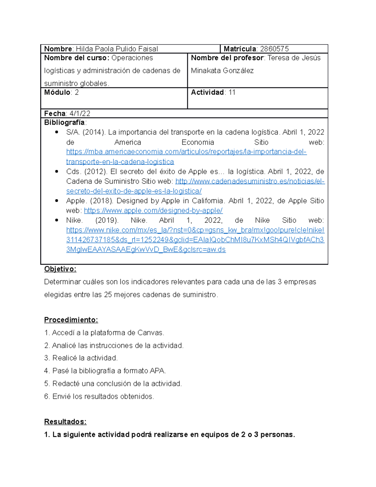 Actividad 11 ...