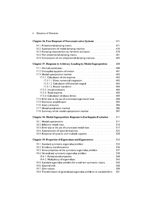 Patrick Paultre Dynamics of structures-1 - I dedicate this book to the ...