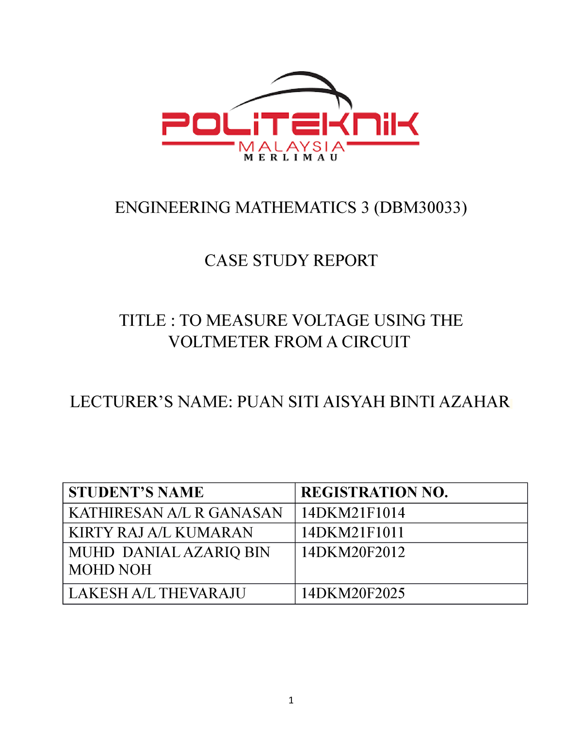 case study in math