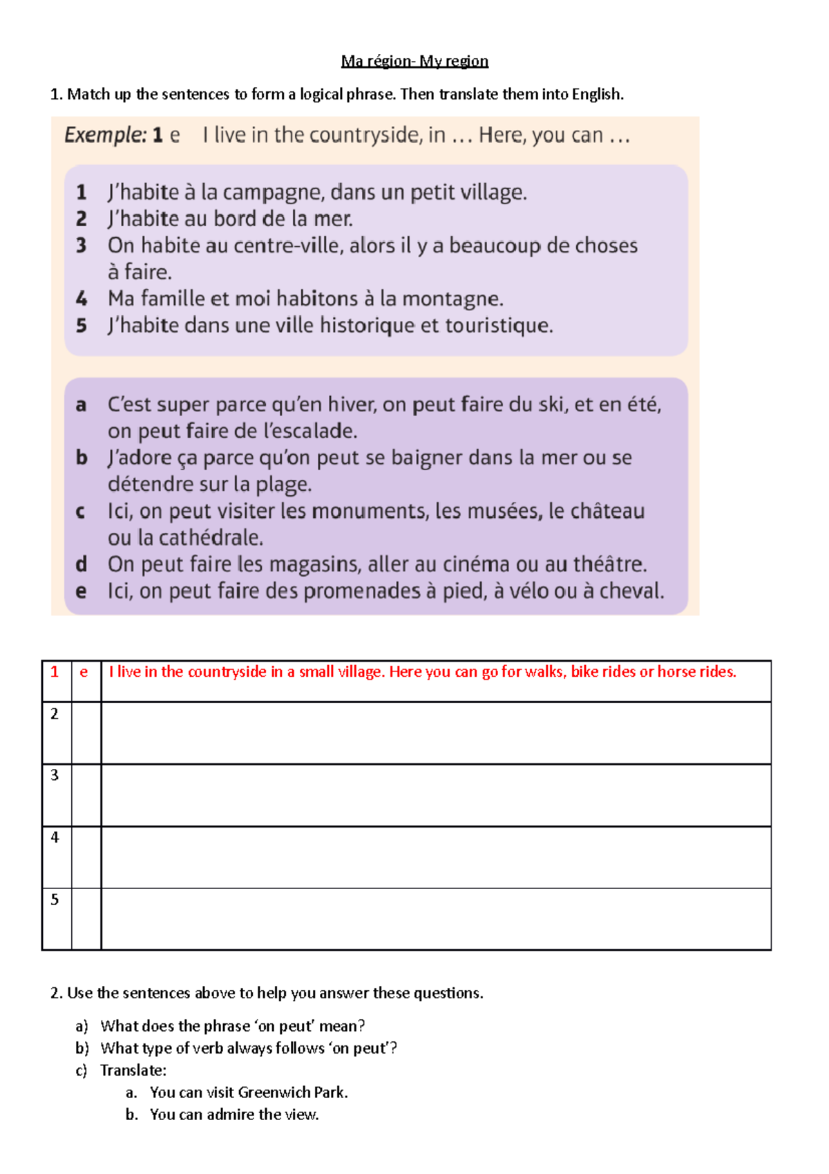 French Work Answers Ec27 Studocu