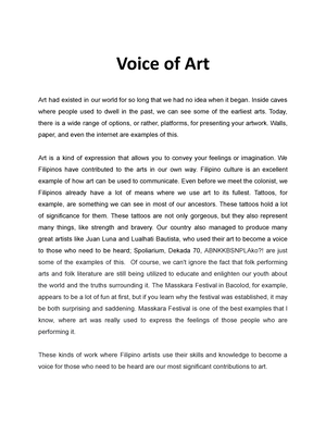 art purpose essay