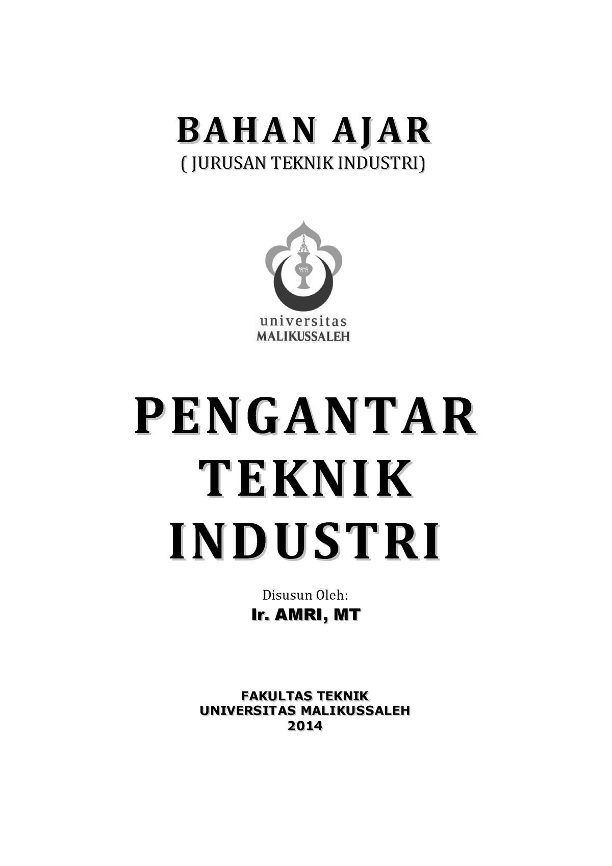 22-2 - Pengertiann Teknik Industri - B B A A H H A A N N A A J J A A R ...