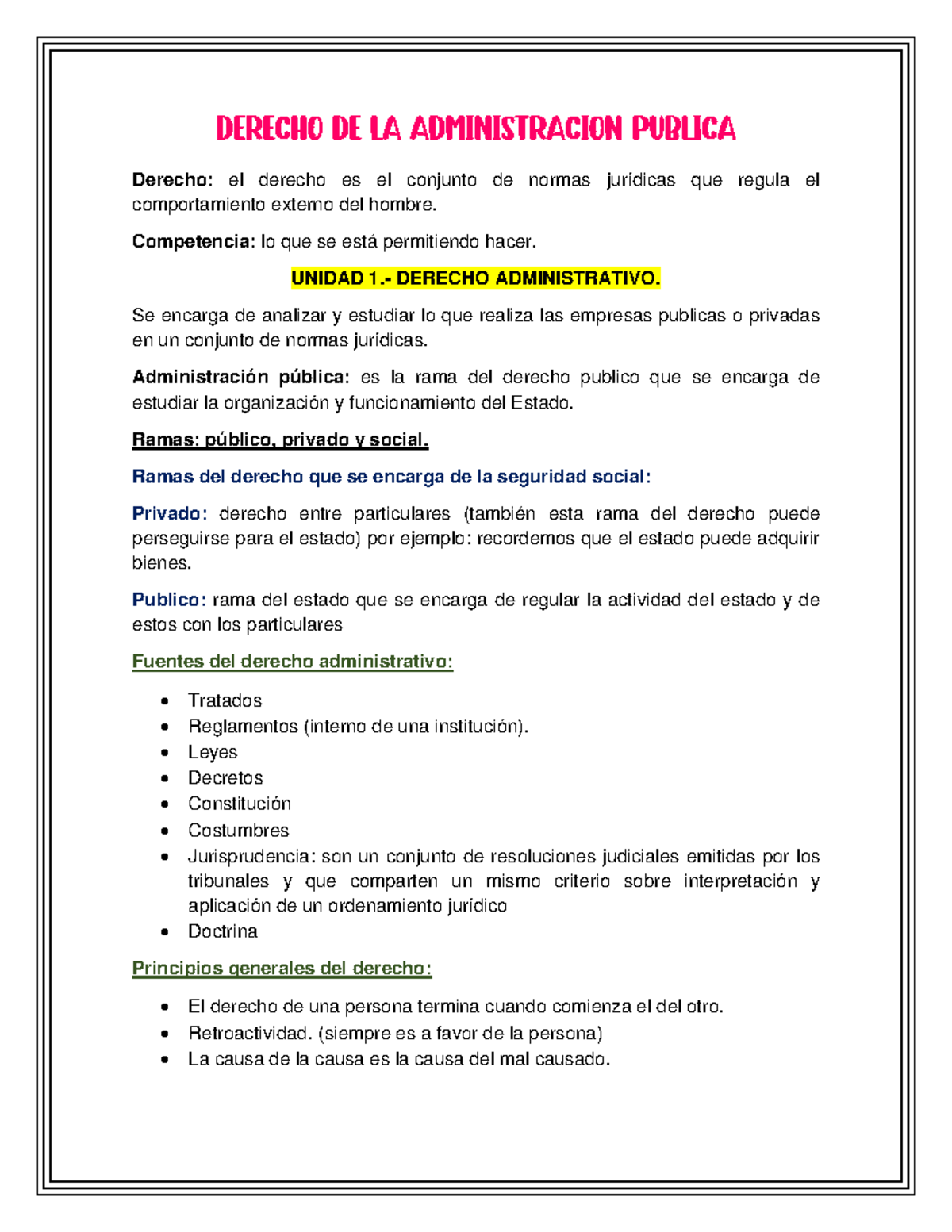 GUÍA Examen 1er Parcial - Derecho: El Derecho Es El Conjunto De Normas ...