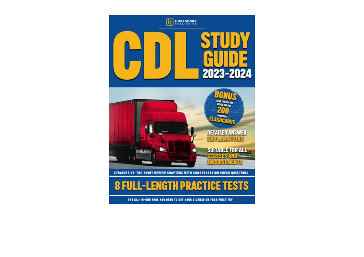 Kindle online PDF CDL Study Guide 2023 2024 The All In One Tool You ...