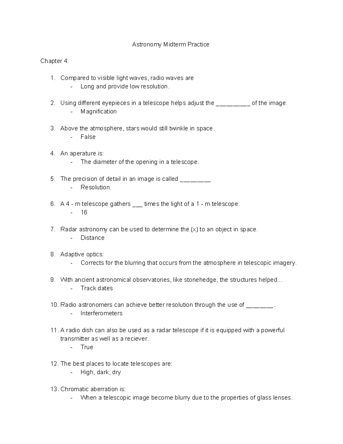 astronomy-midterm-practice-astronomy-midterm-practice-chapter-4