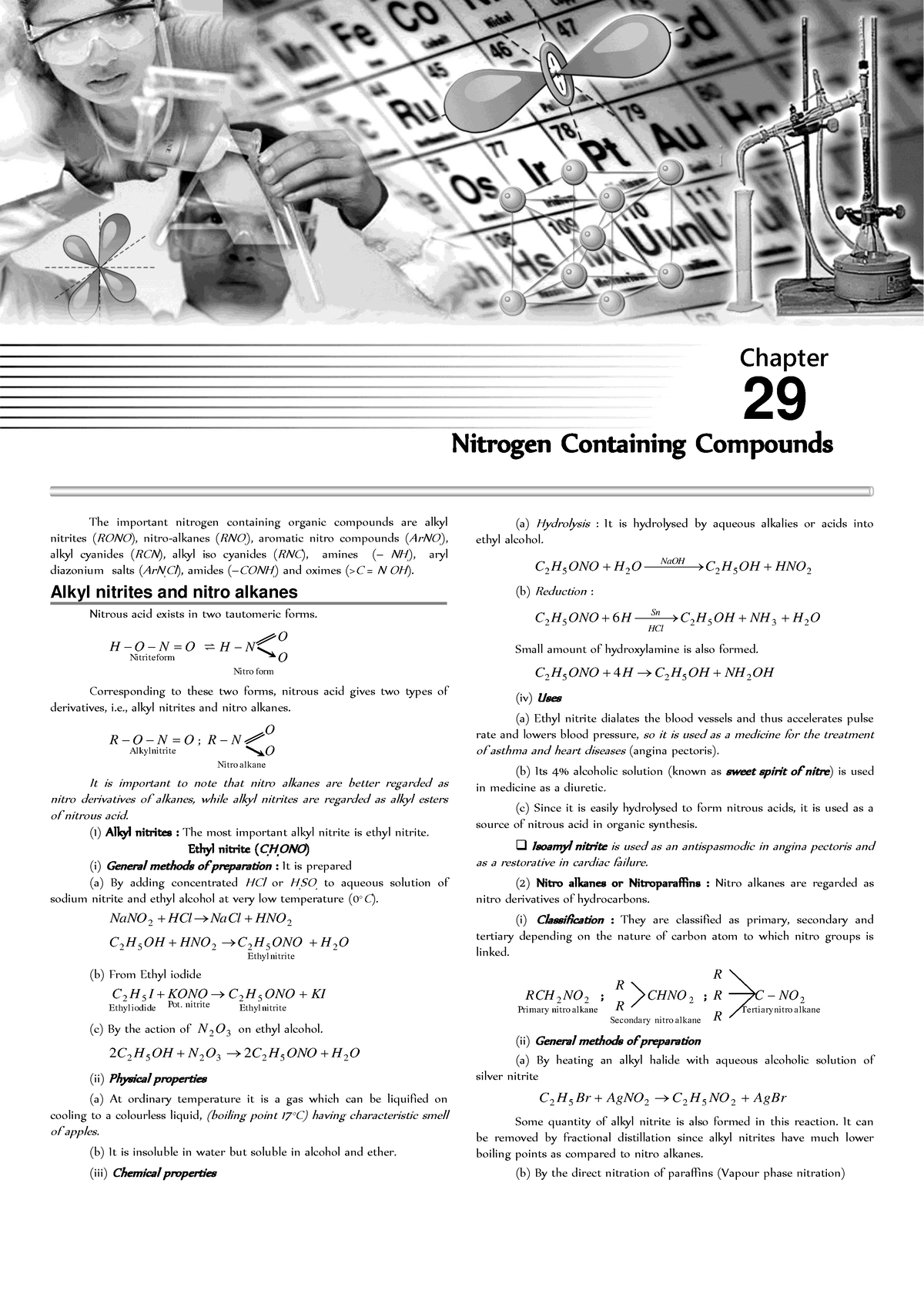 nitrogen containing compounds biology essay