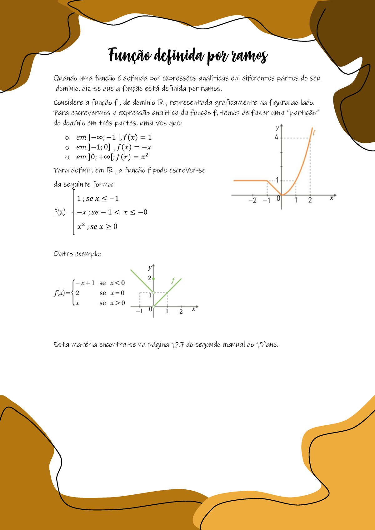 Função Definida Por Ramos Função Definida Por Ramos Quando Uma Função