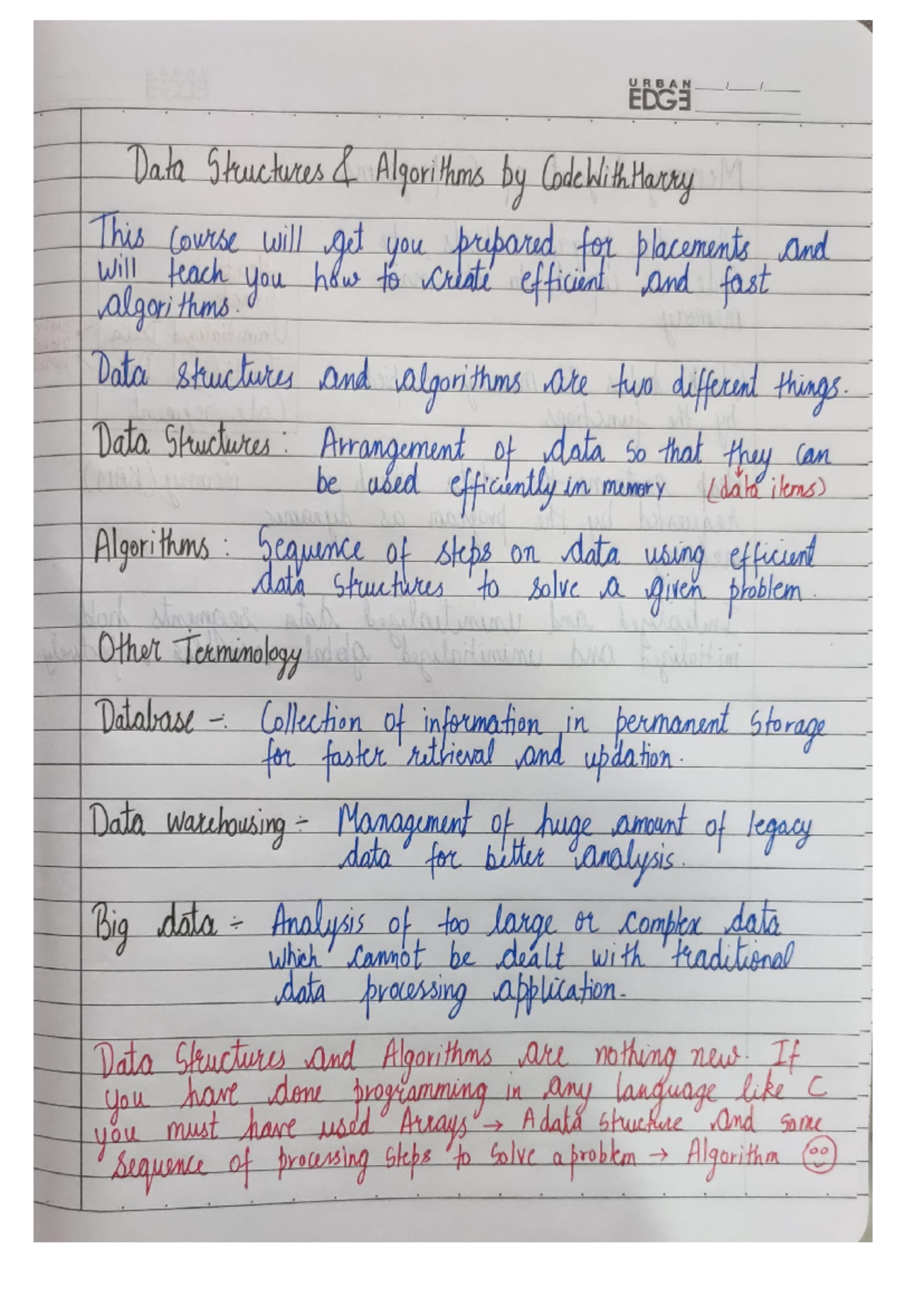 DSA Complete Notes - lecture - Source: - Studocu