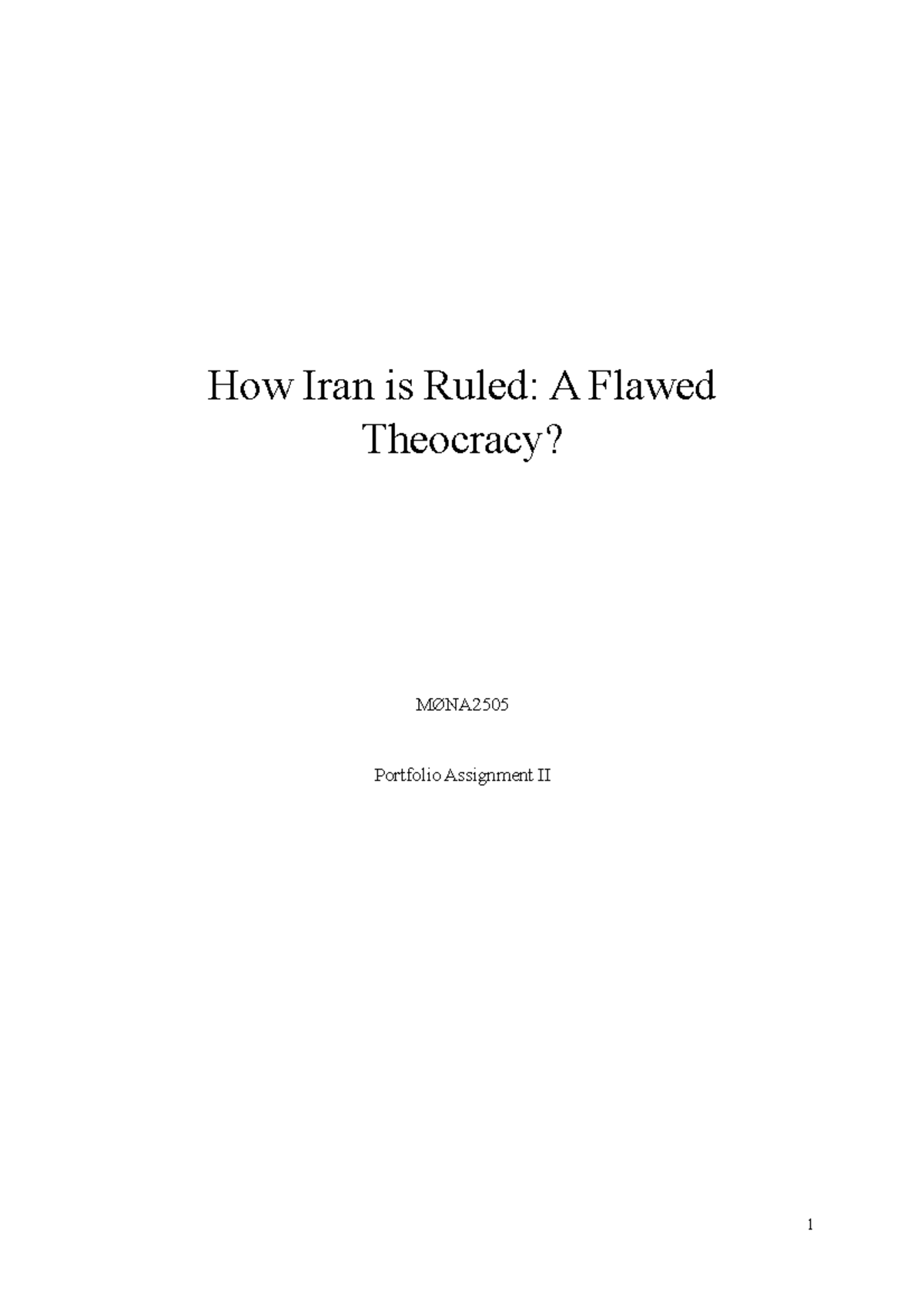 How Iran is Ruled A Flawed Theocracy Theoretical flow of power in