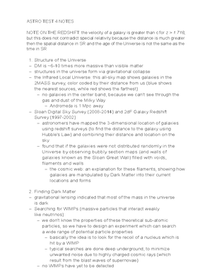 Astro Test 2 Notes - ASTRONOMY TEST 2 NOTES A) THE SUN The Sun Can Be ...