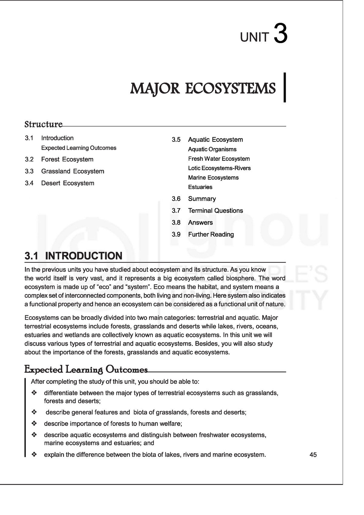 Block 1- An Introduction To Environment And Environmental Studies ...