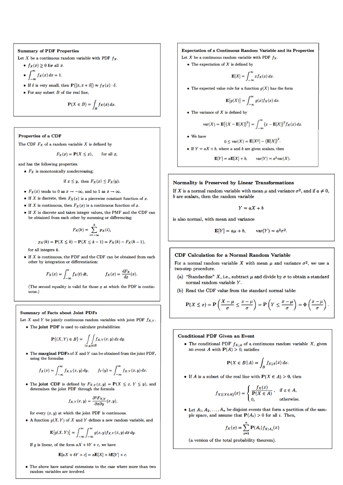 lecture notes from the book - Probability and Random Variables - METU ...