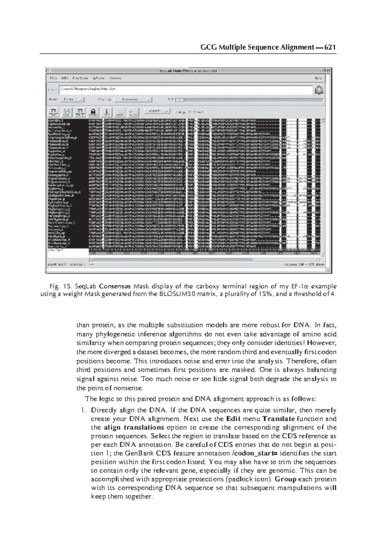 Introduction to bioinformatics-212 - GCG Multiple Sequence Alignment ...