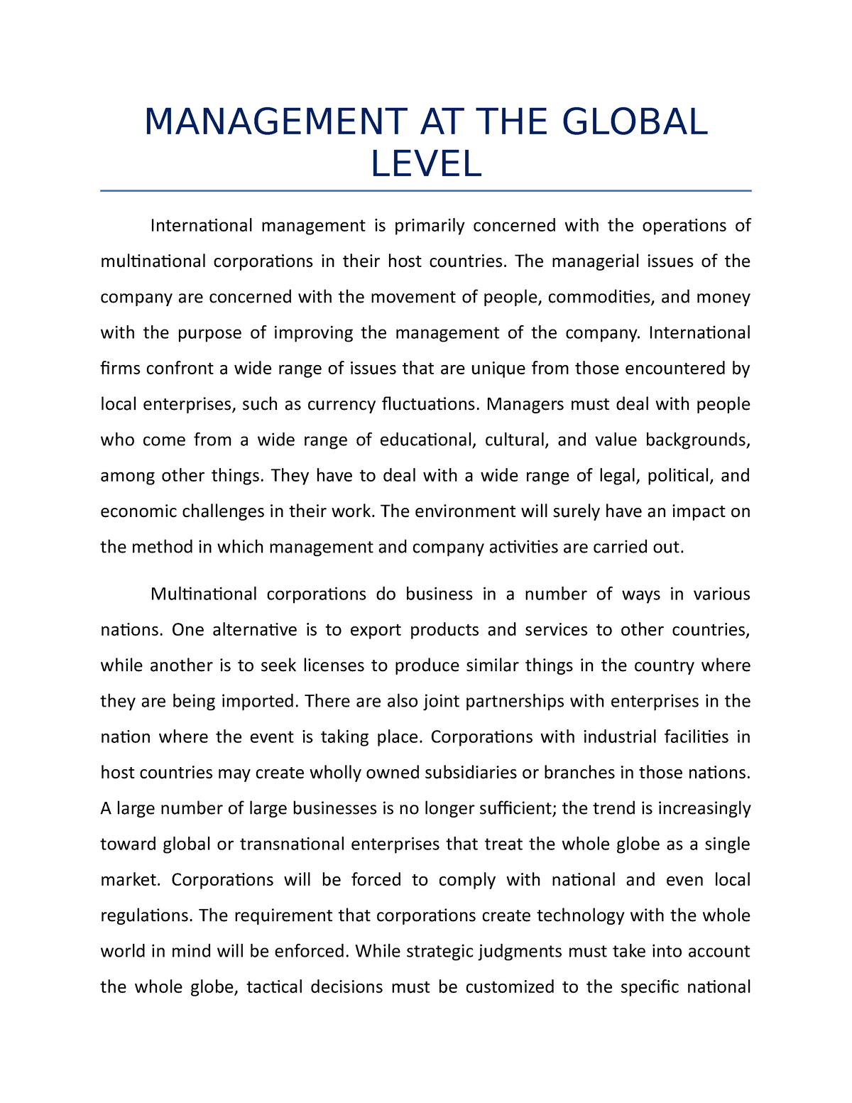 management-at-the-global-level-international-marketing-management