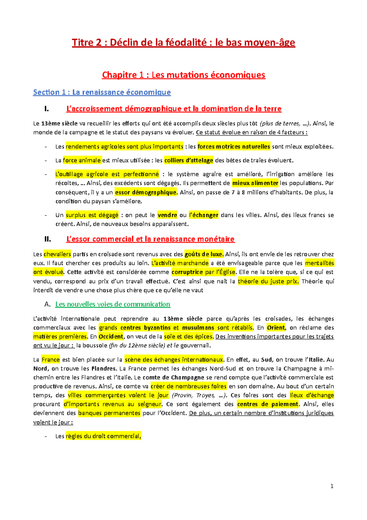 Les Mutations Conomiques Titre D Clin De La F Odalit Le Bas