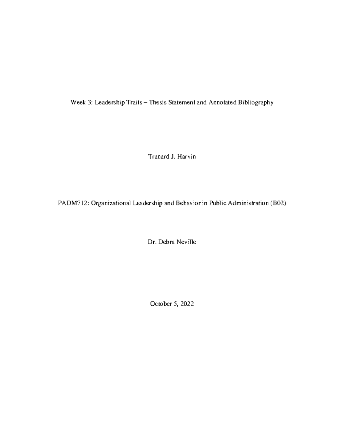 bachelor thesis bibliography