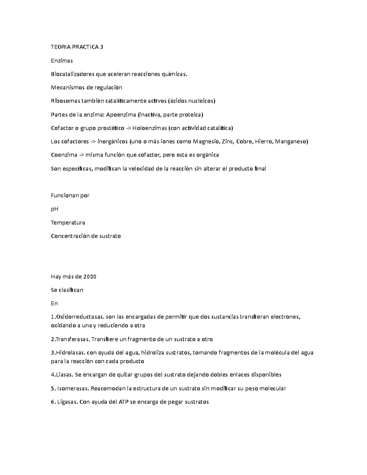 Guia Lab 2 - Una práctica de laboratorio - TEORIA PRACTICA 3 Enzimas ...