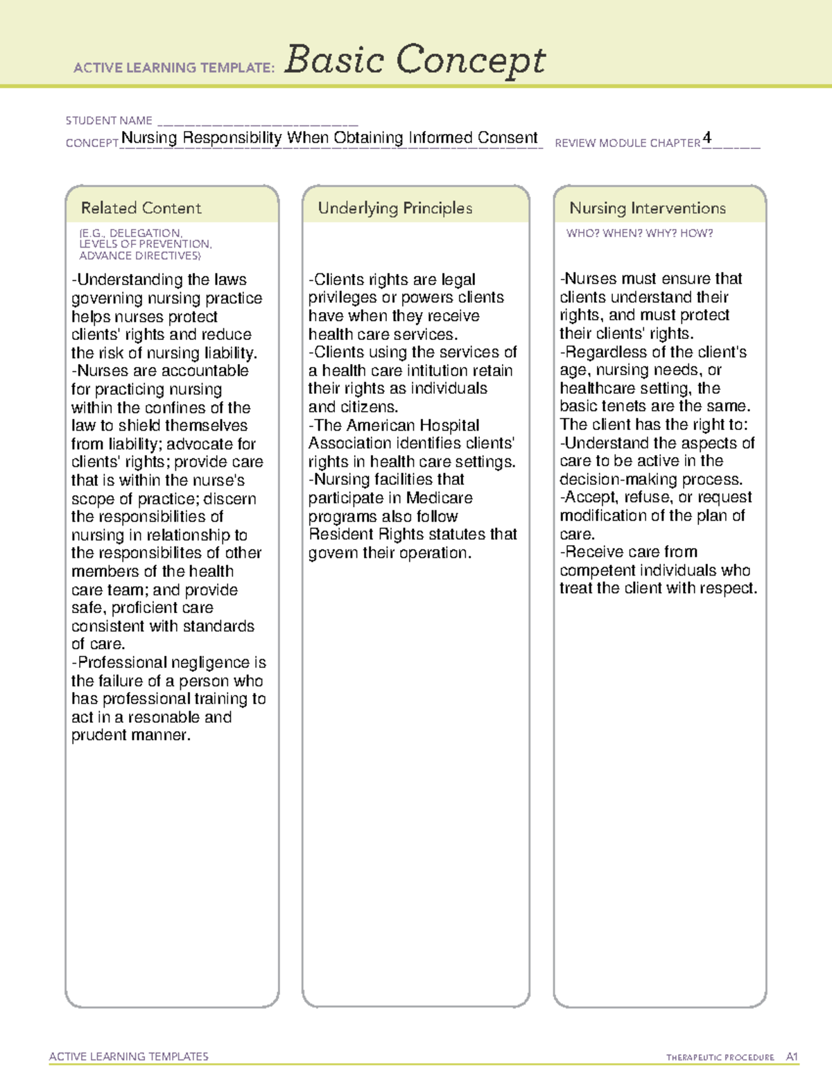 Active Learning Template Basic Concept 3 Nurs3640 Studocu Vrogue