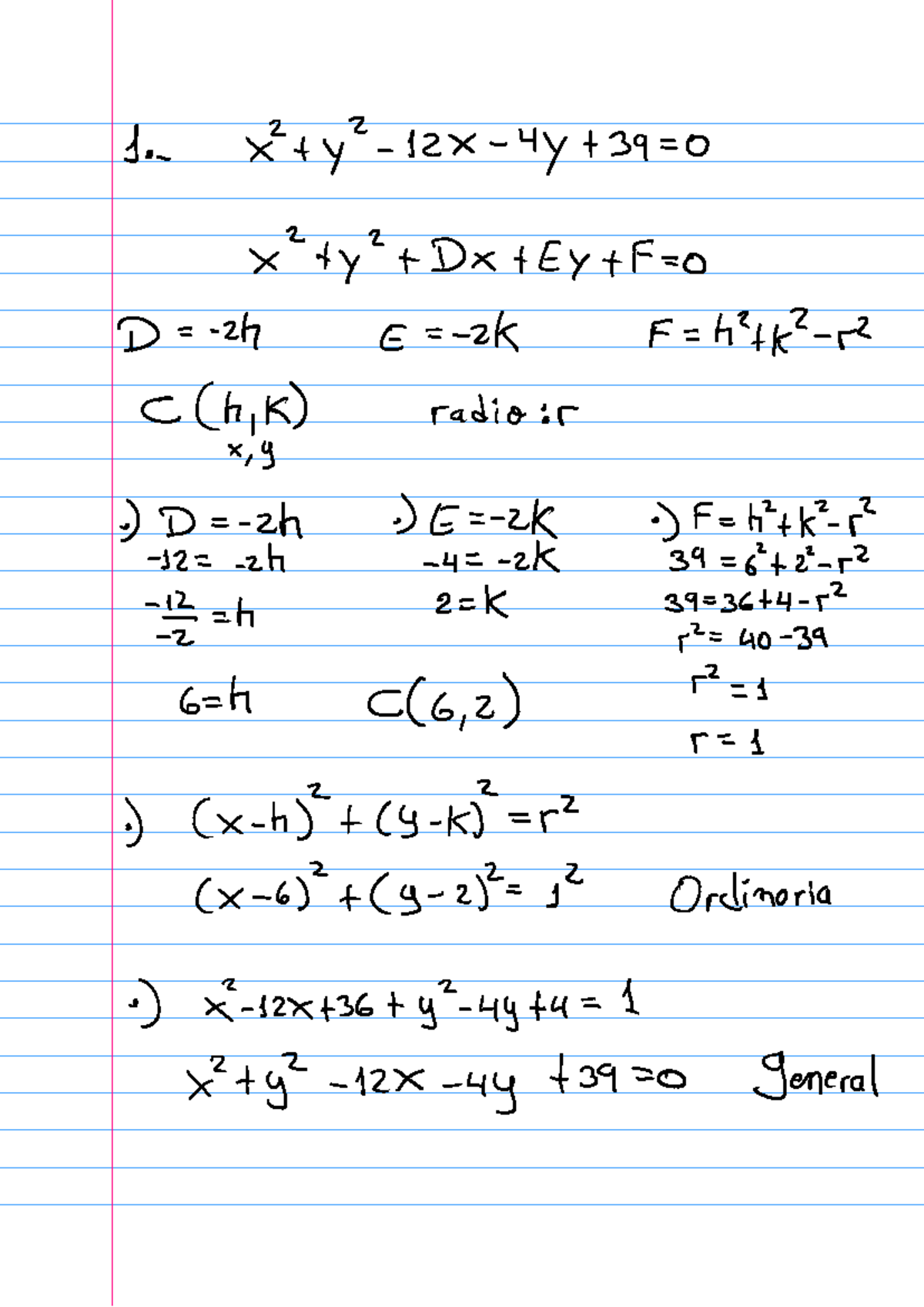 Matemáticas parábolas - Matemática - Studocu