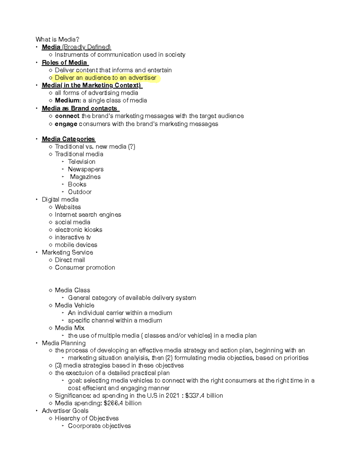 mcom-323-media-planning-notes-what-is-media-media-broadly