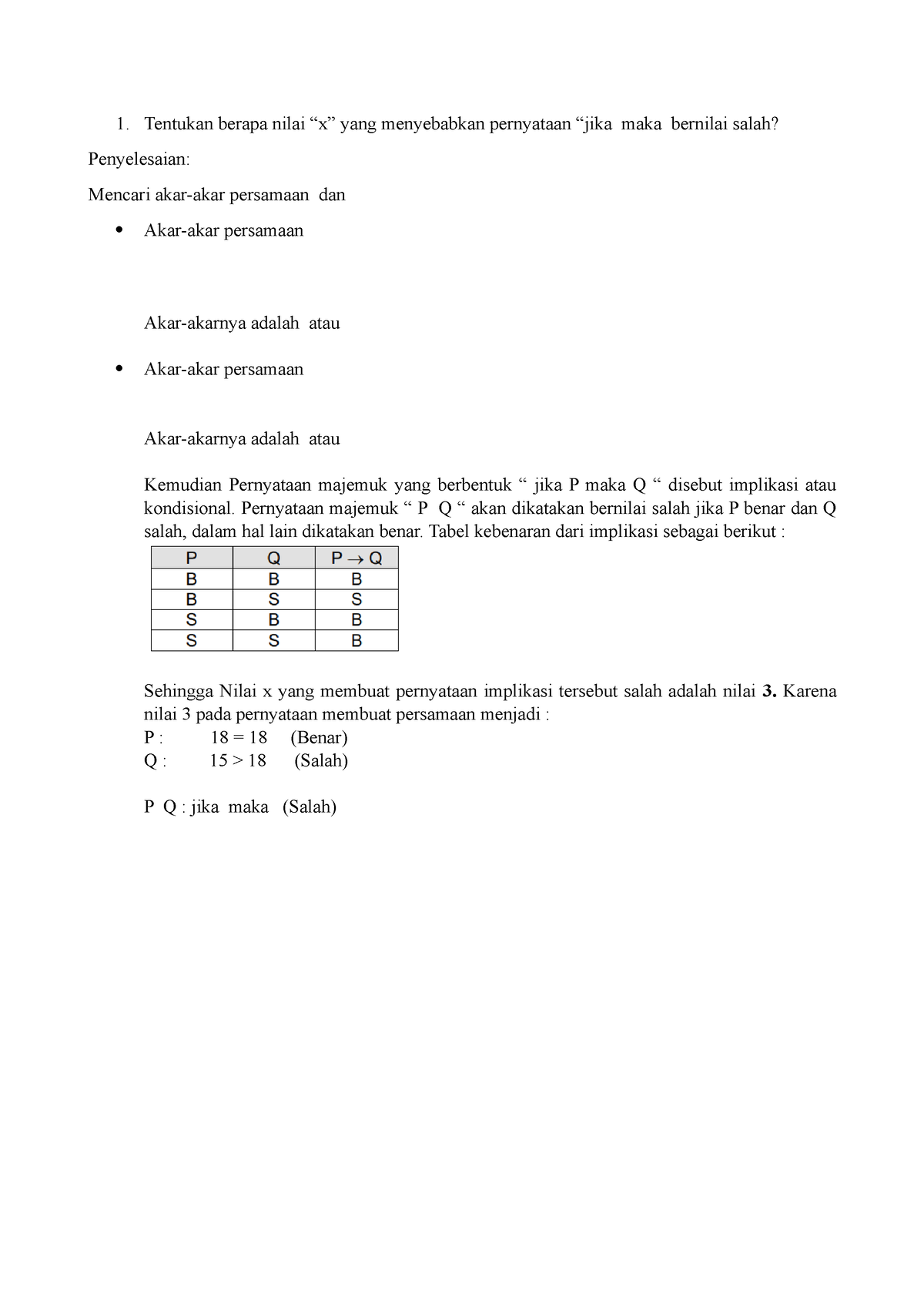 Soal 3 Pdgk4108 Tmk1 4 - 1. Tentukan Berapa Nilai “x” Yang Menyebabkan ...