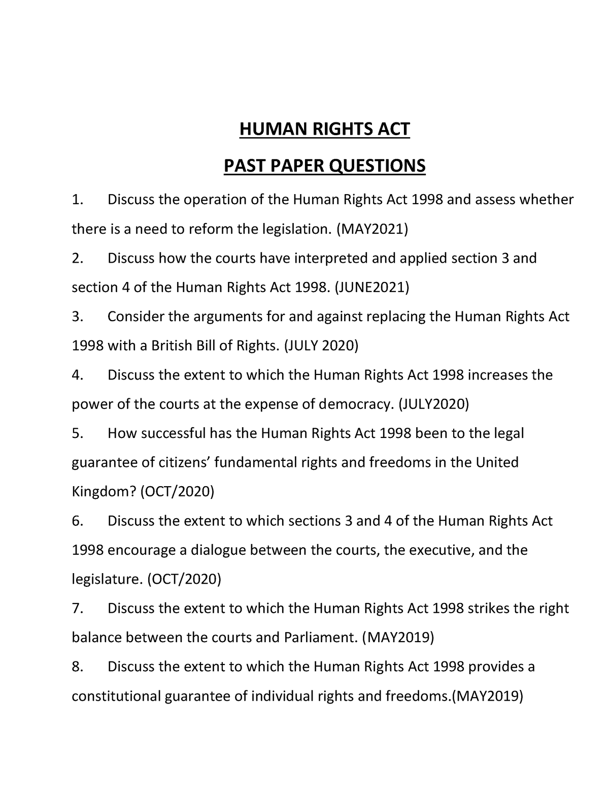 research questions human rights