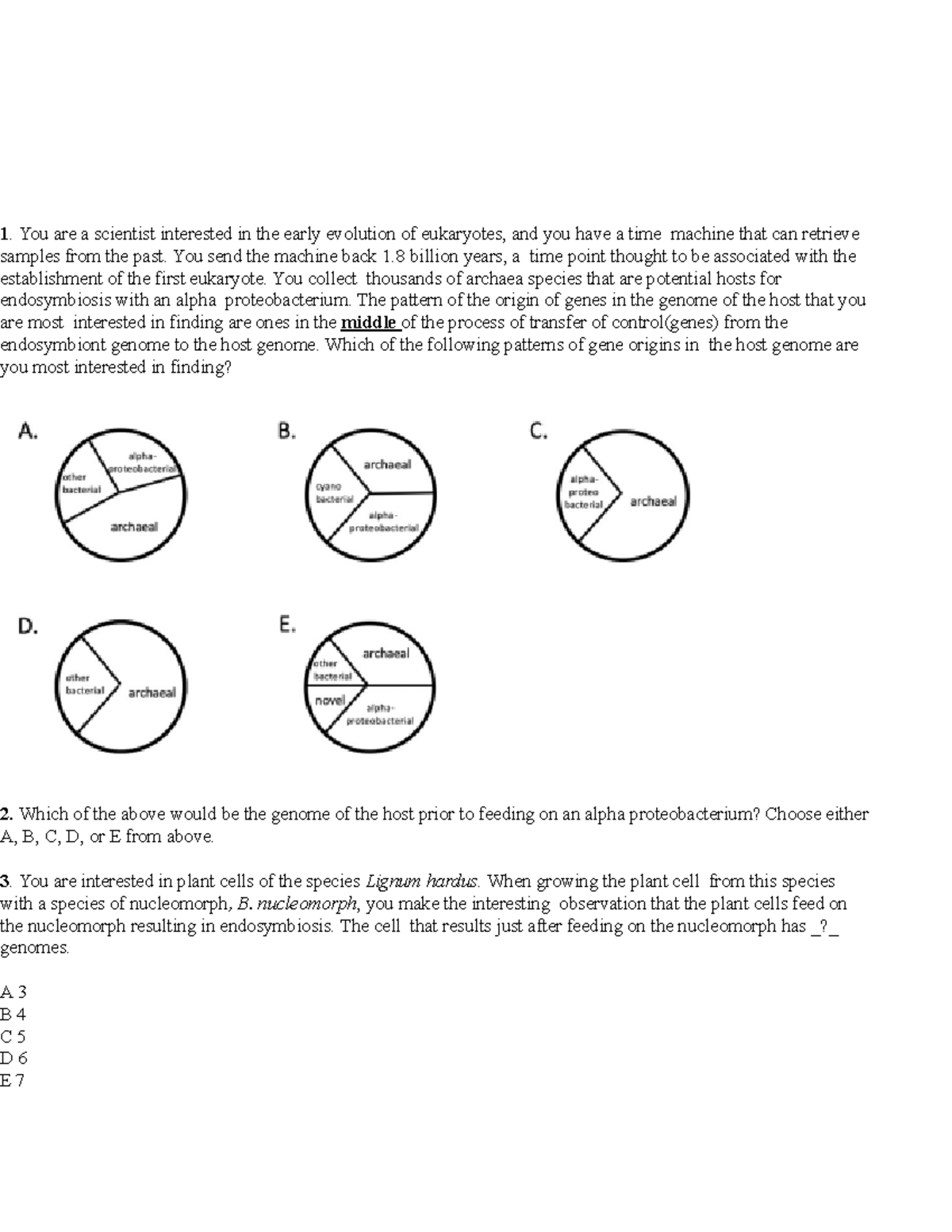 Genetics 2023 Test 1 Questions - You are a scientist interested in the ...