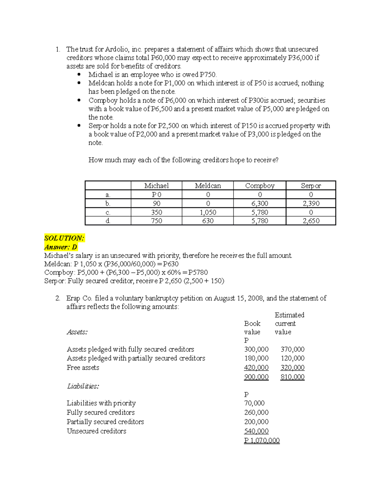 Are Trade Creditors Assets Or Liabilities