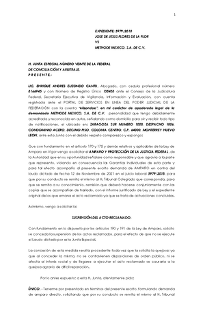 Contrato Colectivo De Trabajo - Nombre: Mario Alexis Martinez Aguilar 