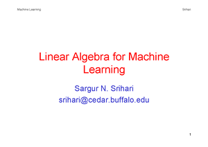 1.3 Linear Algebra - junior
