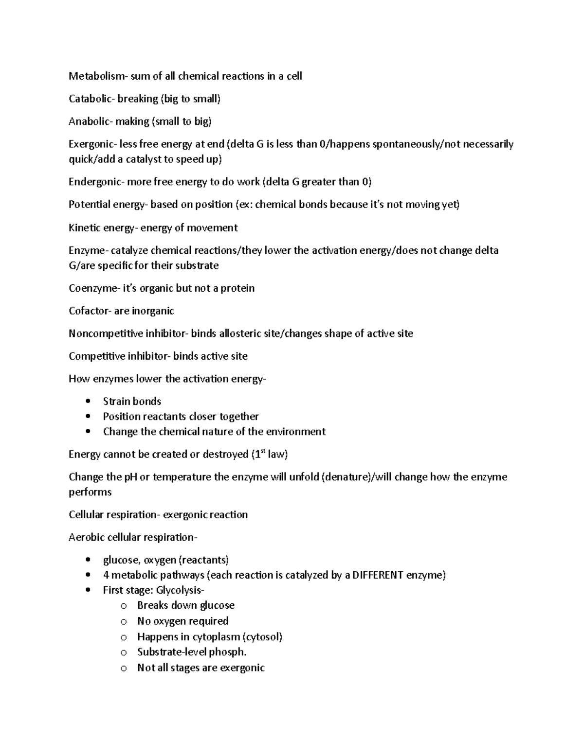 biology-exam-3-review-metabolism-sum-of-all-chemical-reactions-in-a