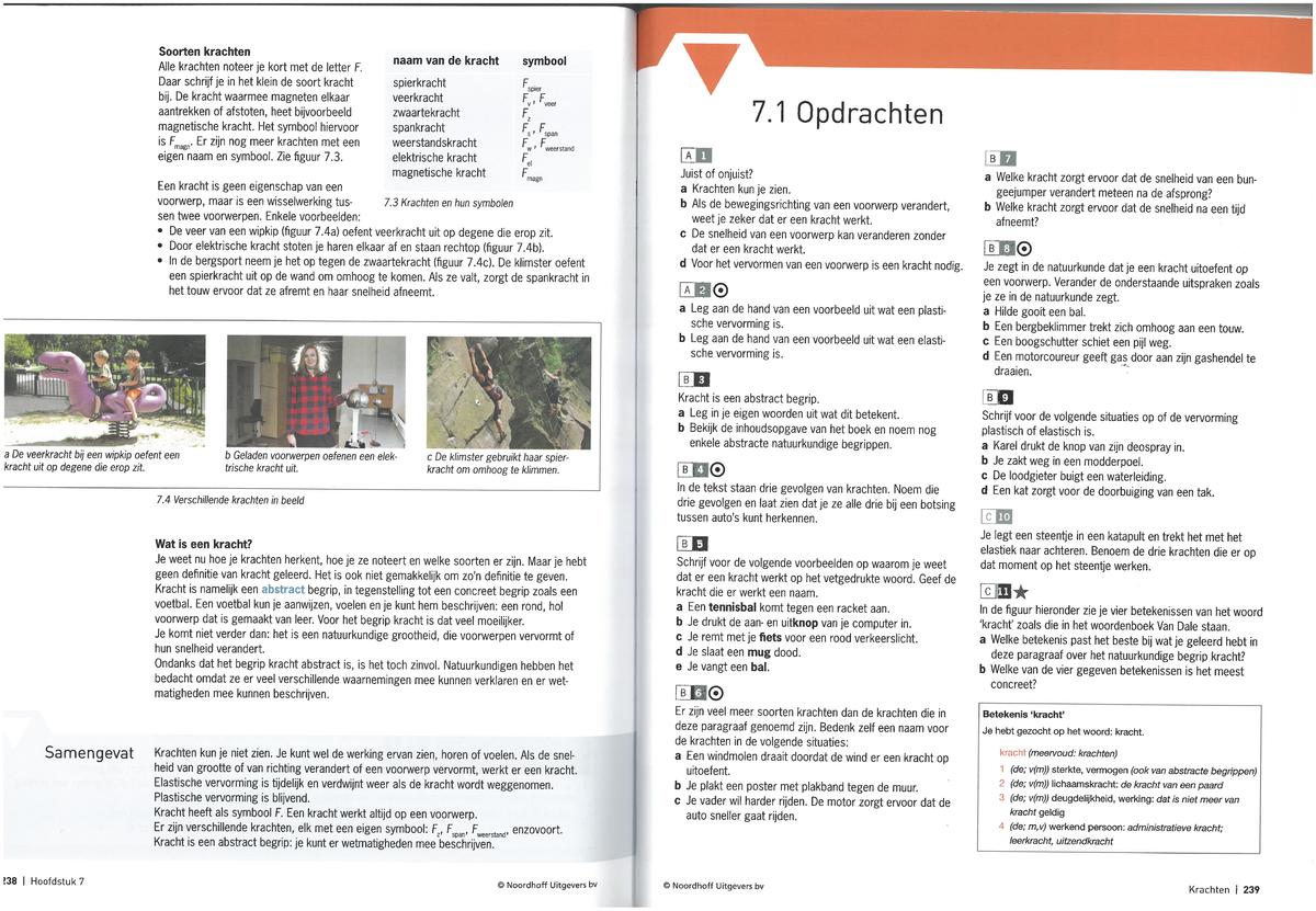 § 7.1 boek klas 2 leerstof deel 2 - Natuurkunde - Studeersnel