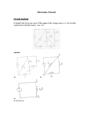 BJT circuit analysis Tutorial - BJT circuit analysis For the transistor ...