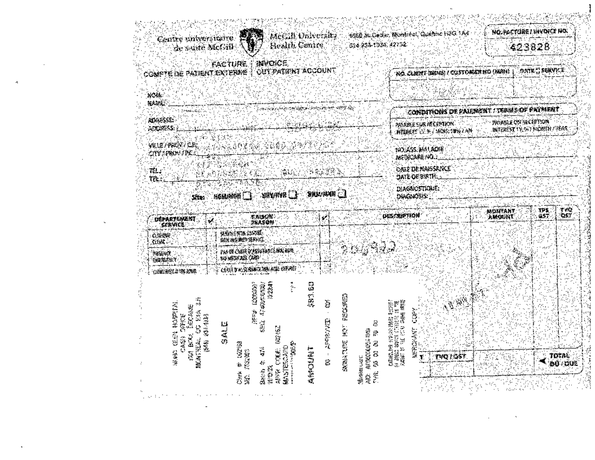 Out of province patient information FCM918B Studocu