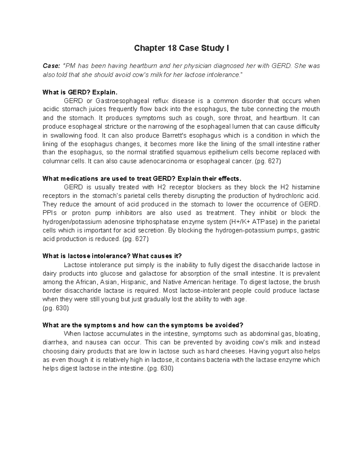 assignment chapter 18 case study diets for disease prevention