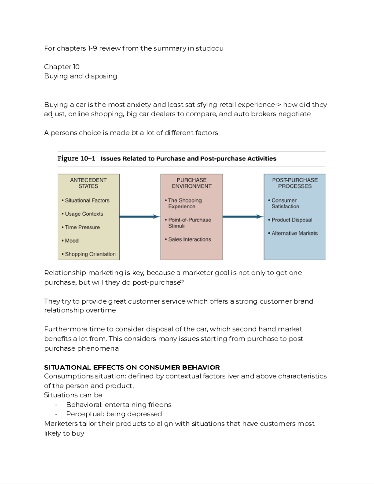 COMM 362 high level summary - Google Docs - For chapters 1-9 review ...