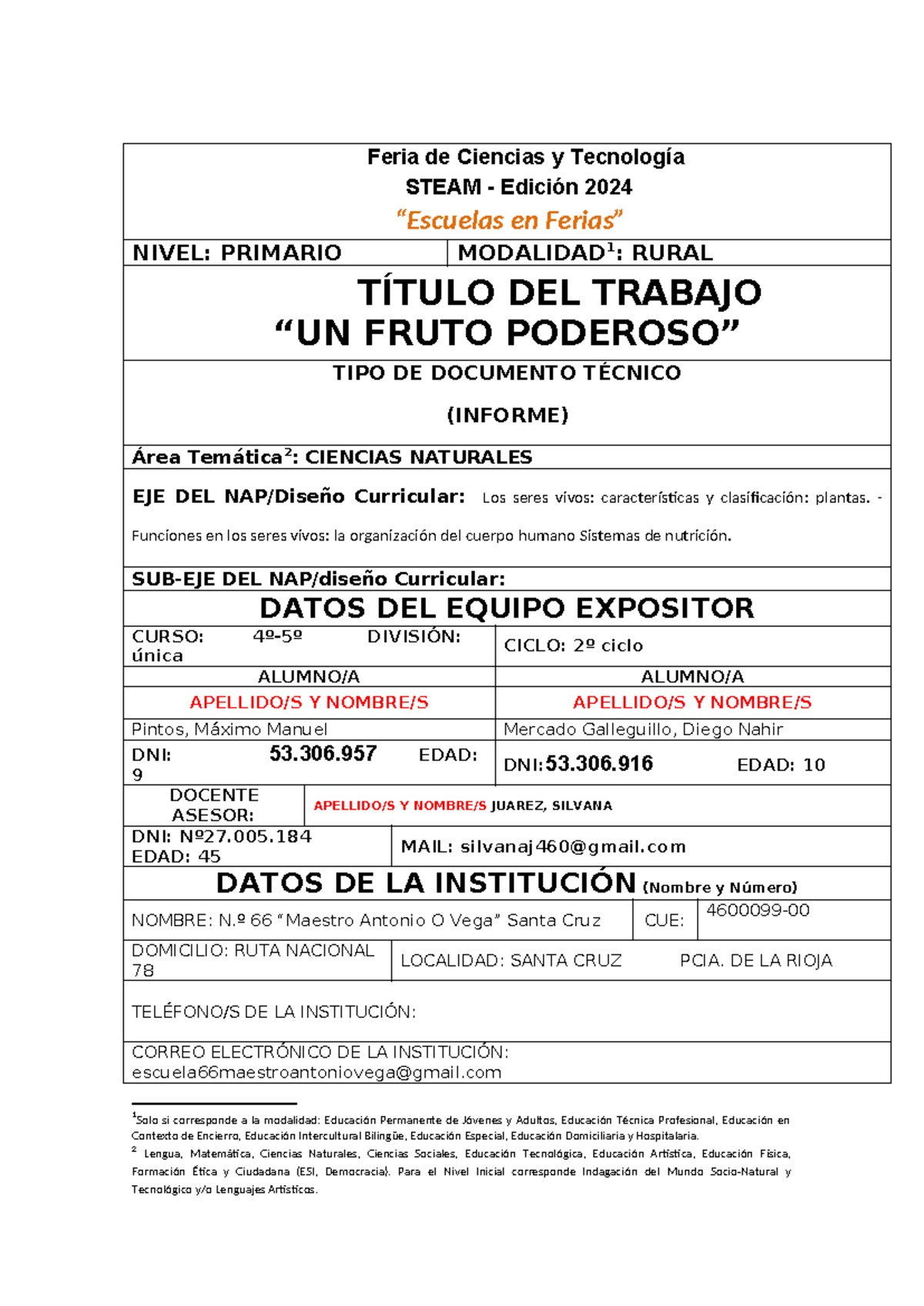 Feria 2024 (Recuperado automáticamente) - Feria de Ciencias y ...