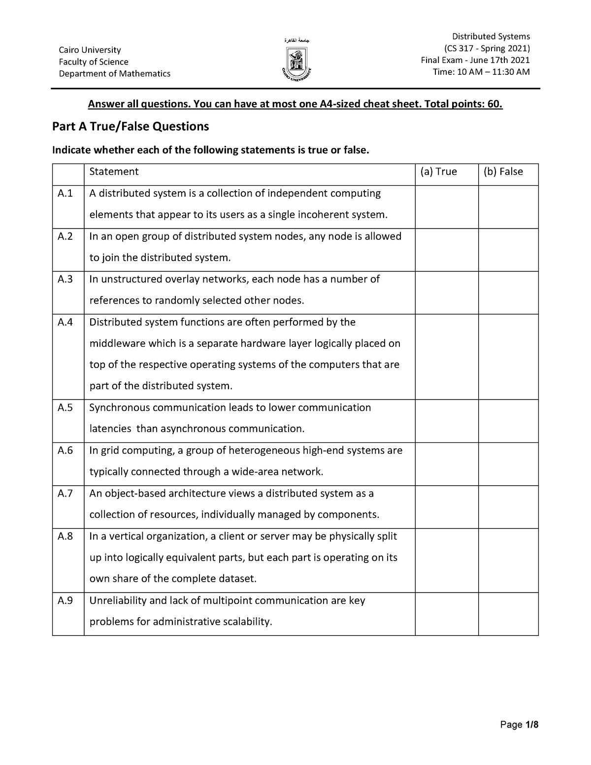 solved assignment 317 spring 2021