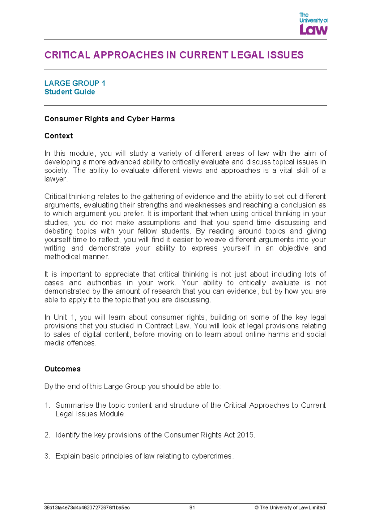 2425 crit lg01 ce01 student guide - CRITICAL APPROACHES IN CURRENT ...