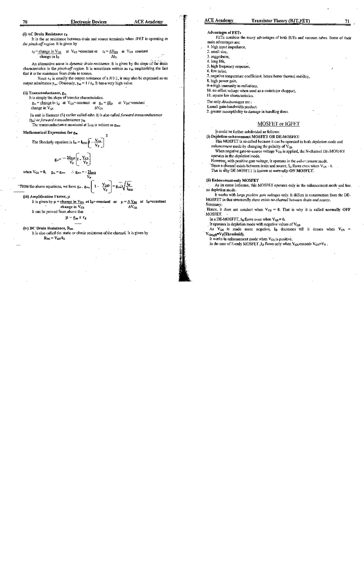ACE Academy electronic devices-19 - Electronic Devices and Circuits ...