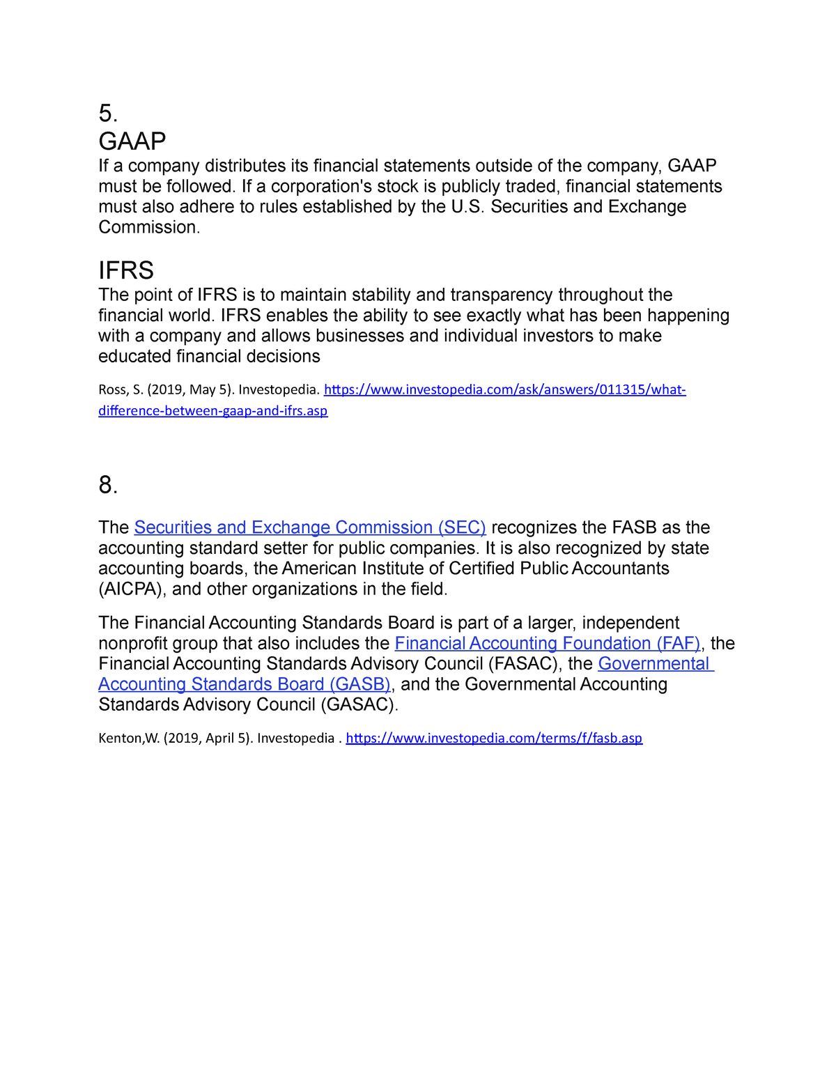 5-and-8-5-gaap-if-a-company-distributes-its-financial-statements