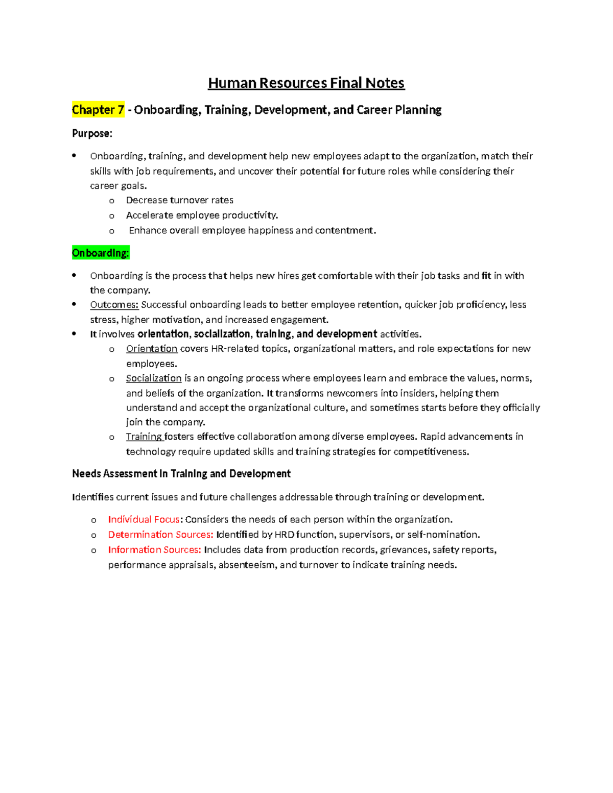 HR Final Notes - Summary Human Resource Management - Human Resources ...