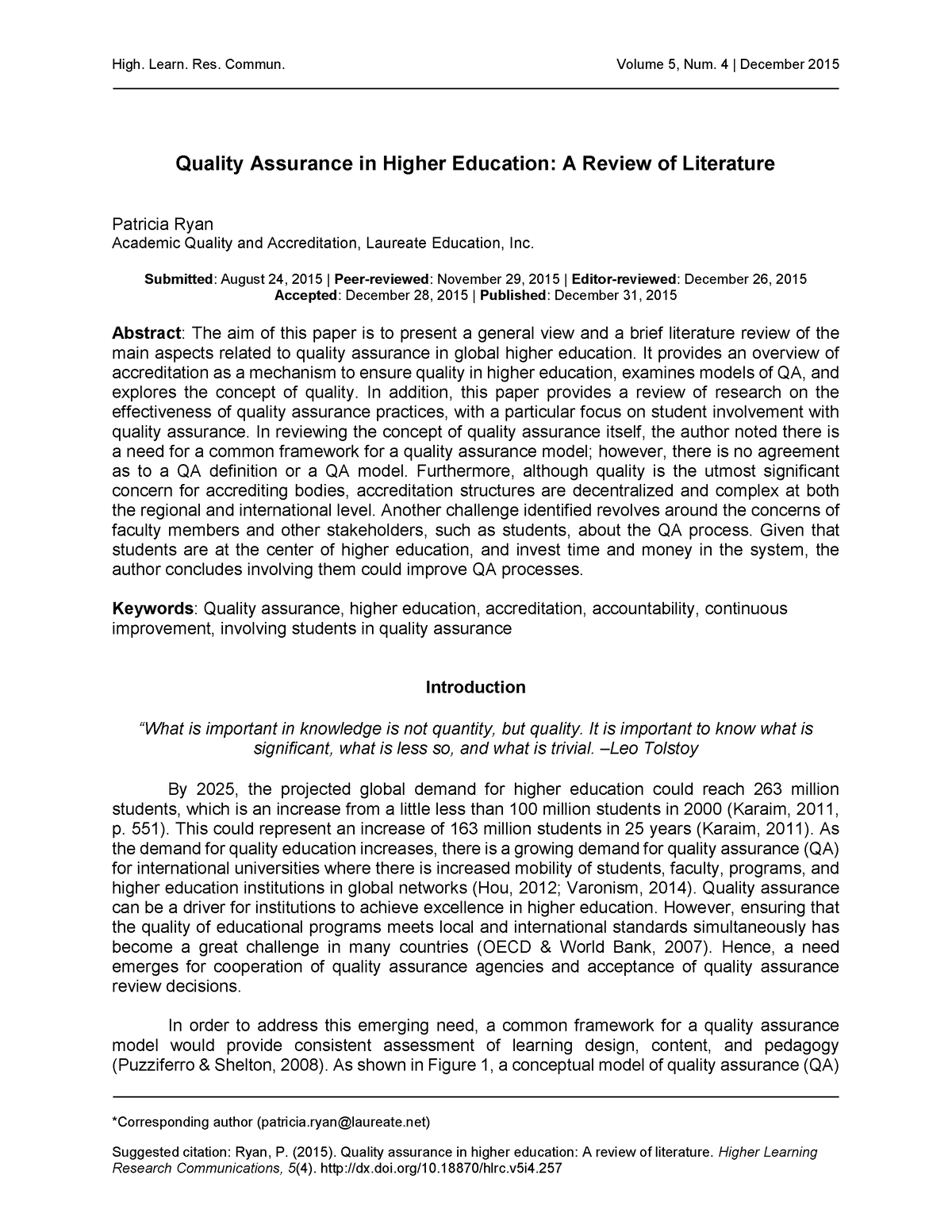 quality-assurance-in-higher-education-a-review-of-studocu