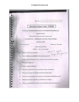 EC 8094 - Sat Comm Question Bank - EC 8094 – SATELLITE COMMUNICATION ...