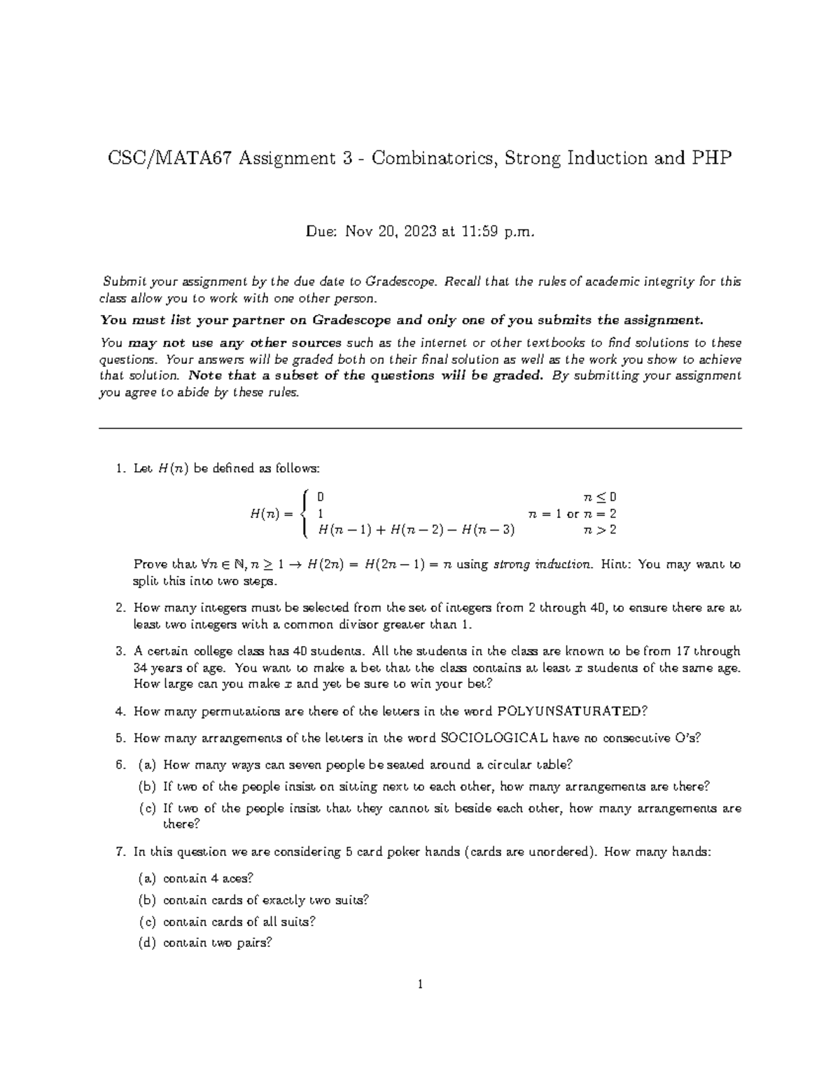 3rd assignment download